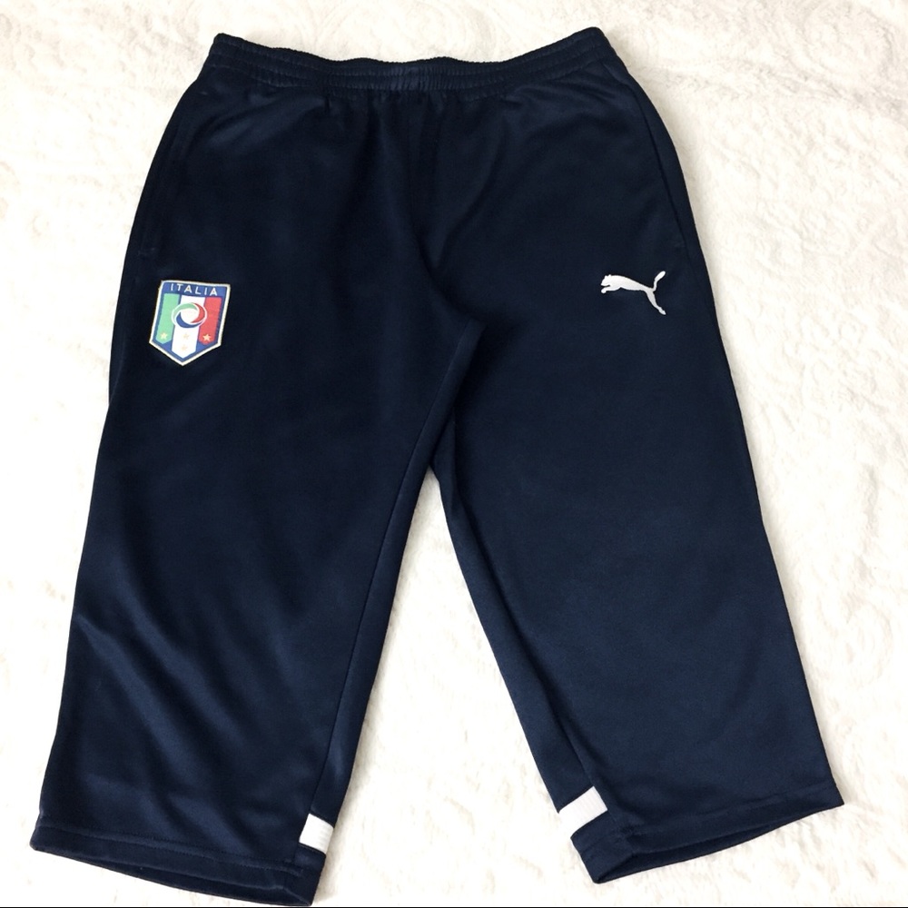 Puma Navy Blue Athletic Shorts